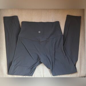 Lululemon Dark Carbon Align II leggings size 6 25” inseam